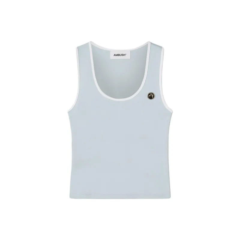 AMBUSH Heart-Motif Cut-Out Sleeveless Top-0