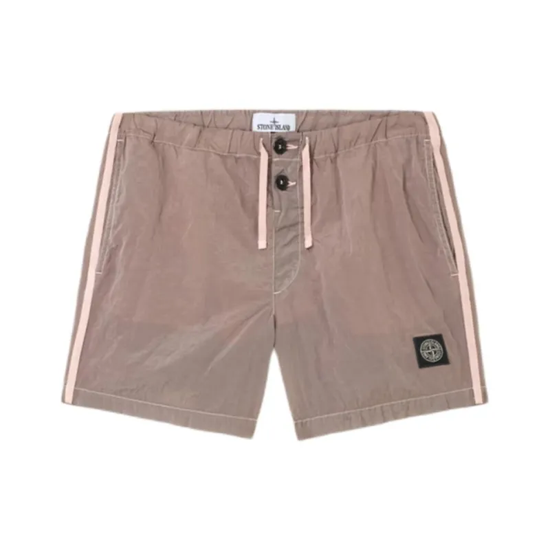 STONE ISLAND Compass Patch Mid Rise Swim Shorts-0