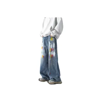 NVRFRGT Jeans Unisex Blue