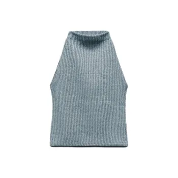 ZARA Tank Tops Women's Light Blue