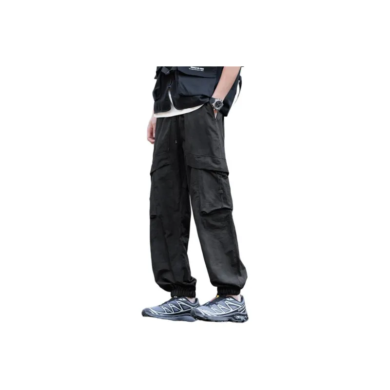 ROBINHOOD Casual Pants Unisex Bean Gray-5