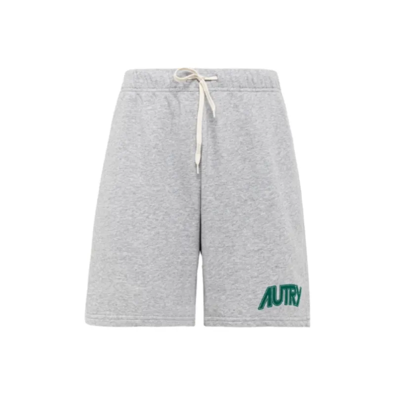 AUTRY Logo Stamp Drawstring Track Shorts-2