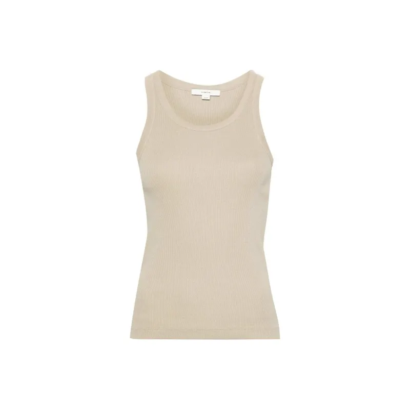 VINCE Tank Tops Women's Light Green-0
