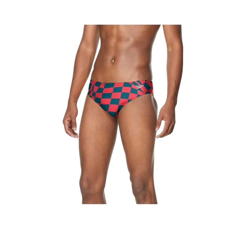 Speedo Men's Printed One Brief Cobalt Blue Swimming Shorts Men's-20