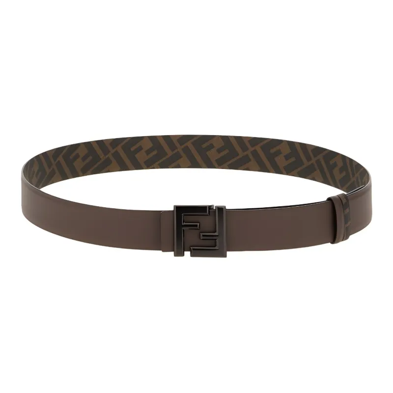 FENDI Monogram print Reversible Belt-0