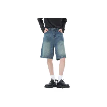 KVIV Denim Shorts Men's Vintage Blue