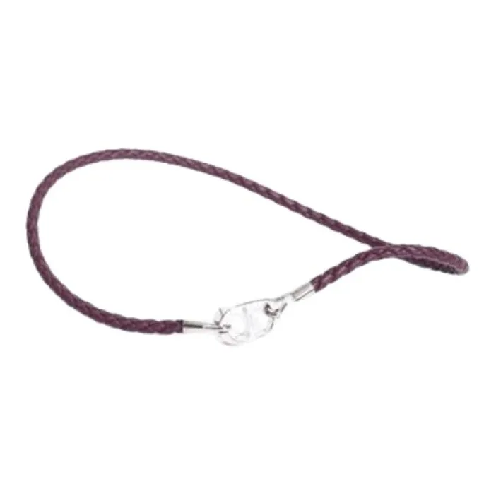 DIOR Sheepskin, Brass Bracelets Men's Red-3