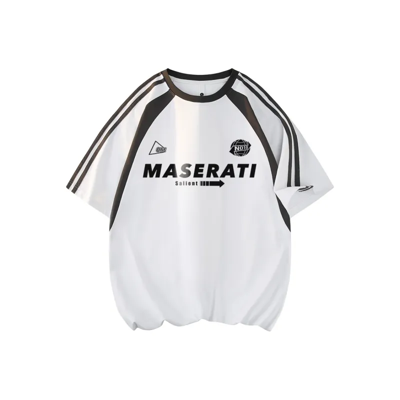 Maserati Raglan Sleeve T Shirt Unisex-0