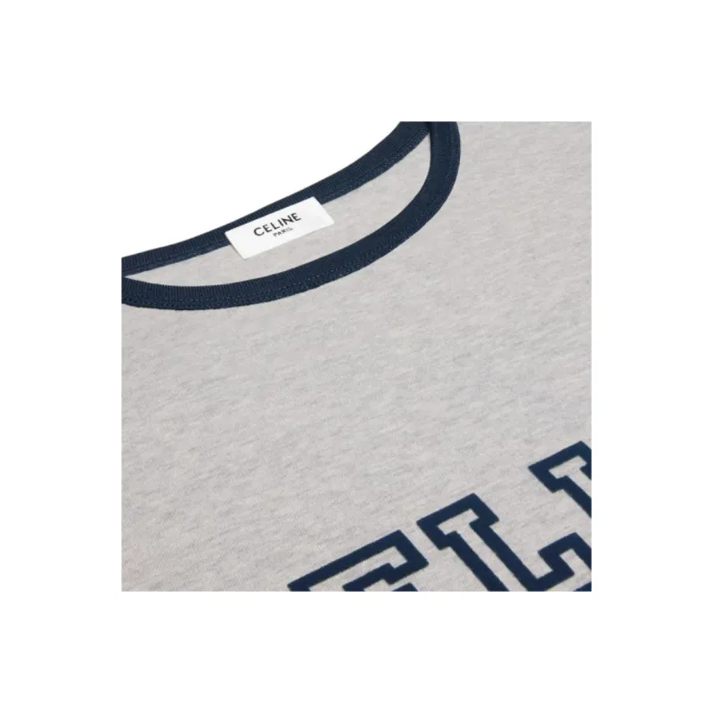 CELINE T Shirts Men Gray-3