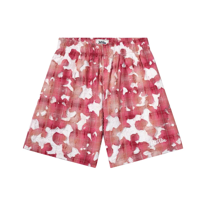 JUST VIBE Casual Shorts Unisex Pink-0