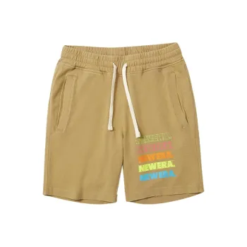 New Era Sports Shorts Unisex Beige