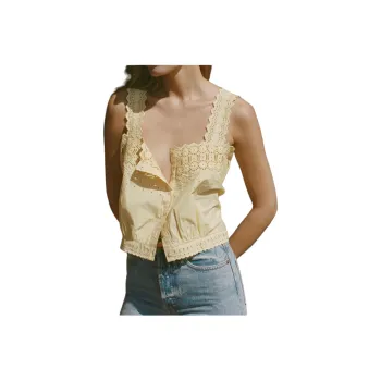 DOEN ESTELLE TOP Tank Tops Women's Yellow