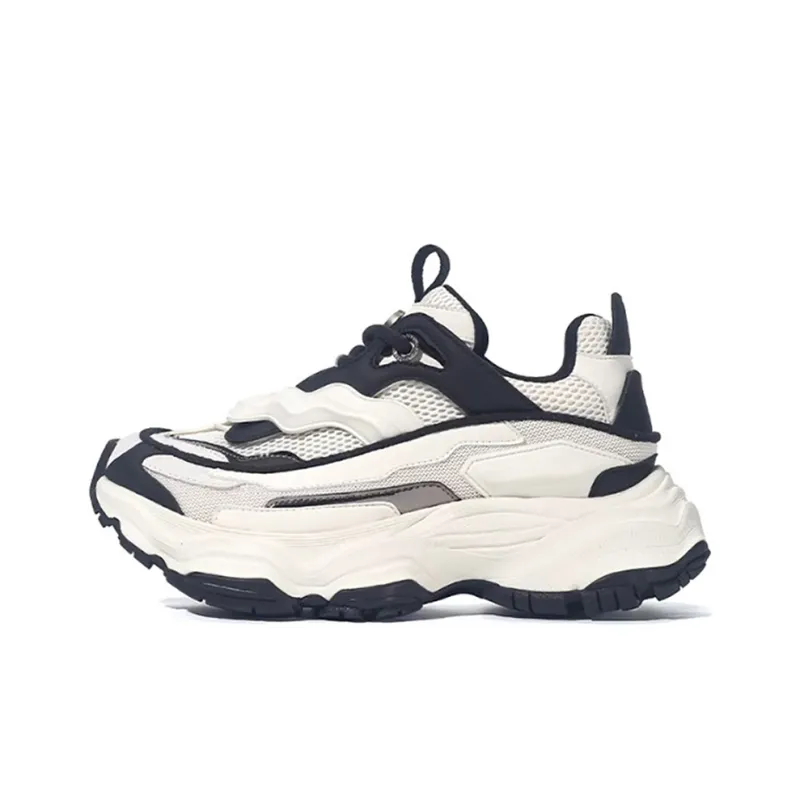Ruomini Slip Resistant Height Increasing Low Top Chunky Sneakers Men's-8