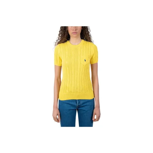 Polo Ralph Lauren SS22 Sweater Women's Yellow