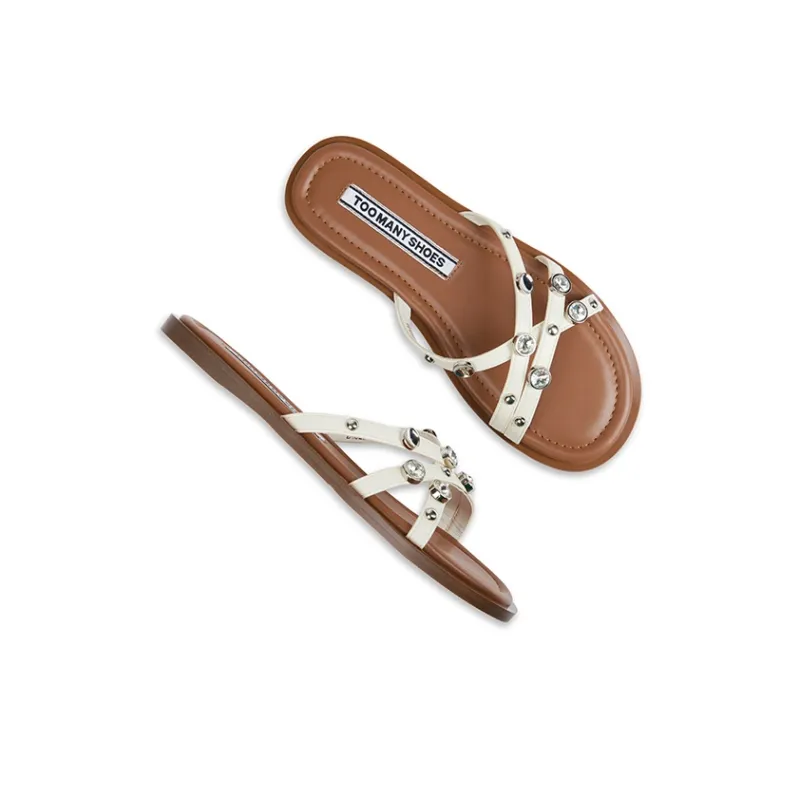 TOOMANYSHOES Slide Slippers Women's-3