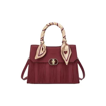 JOSINY Synthetic Leather Handbag Medium Size Women's Passionate Red