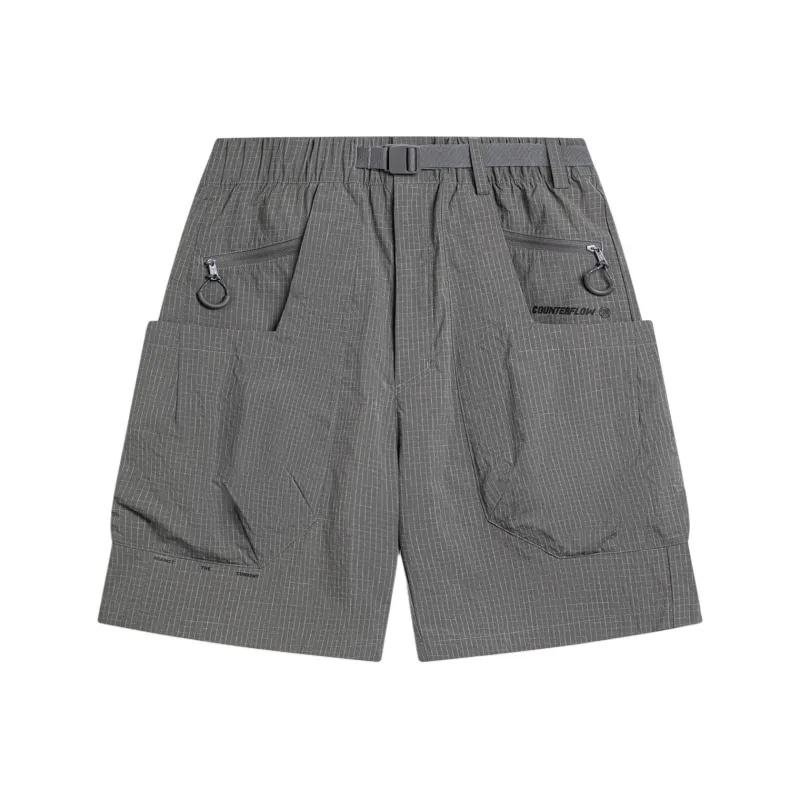 LiNing CF Casual Shorts Men's Thunderstorm Gray-0