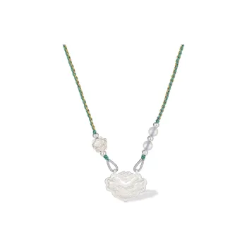 UX S999 Fine Silver Sterling Silver Necklaces Unisex