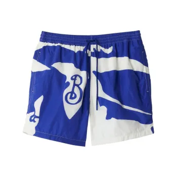 Burberry Abstract Print Swim Shorts