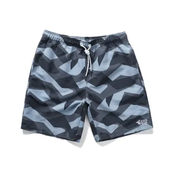 GAILANG Beach Shorts Men's Blue Gray Multicolor