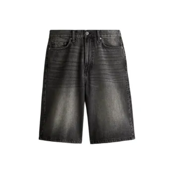H&M Denim Shorts Men's Dark Denim Gray