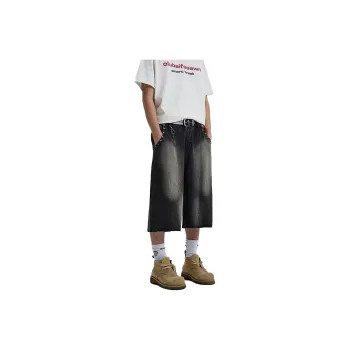 UNthemed Denim Shorts Unisex Black