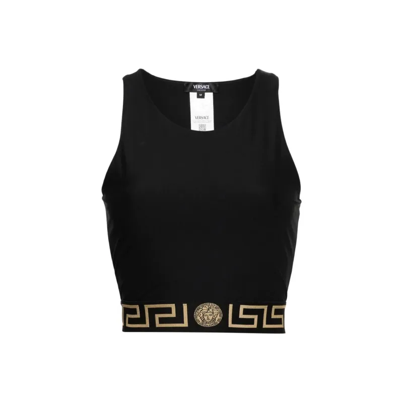 VERSACE SS24 Tank Tops Women's Black-0
