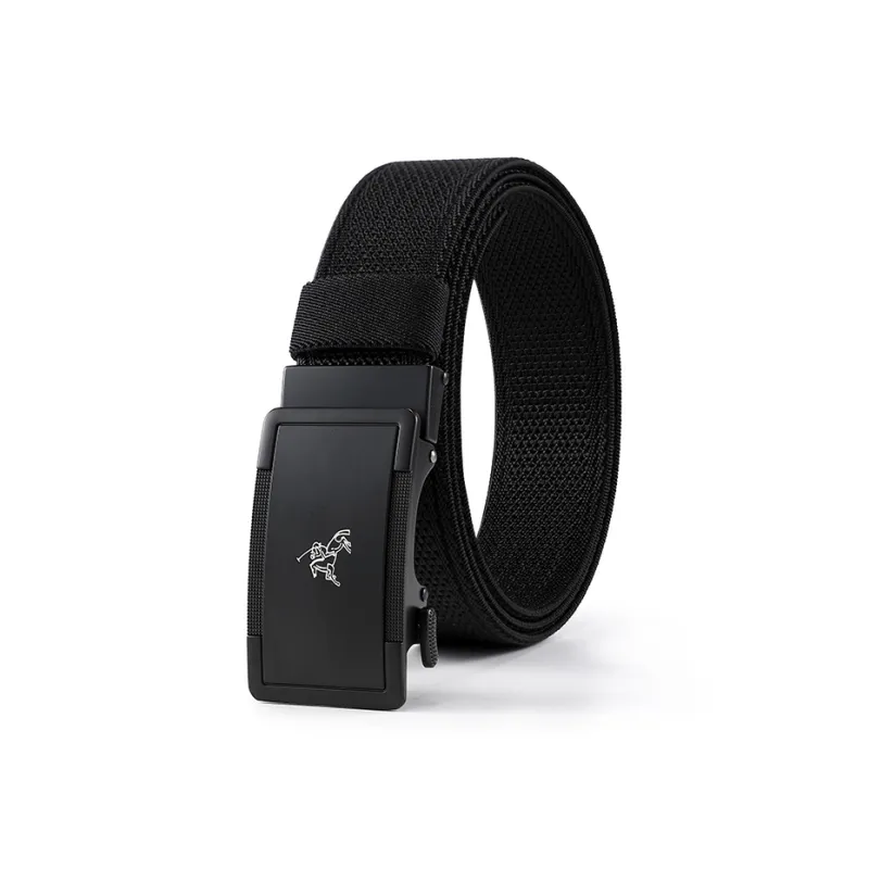 POLOMEISDO Nylon Webbing Stretch Belt Unisex Width 3.5CM-1