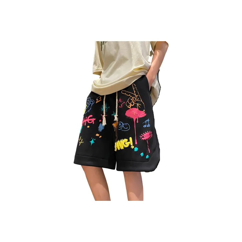 WELTER EXPERIMENT Fashion Casual Shorts Unisex-3