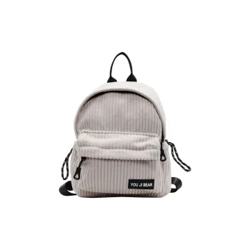 H YXIANG Corduroy Backpack Unisex Multicolor