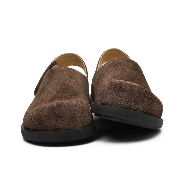 Angelmi Abrasion Resistant Slip Resistant Closed Toe Slippers Men's Brown-3