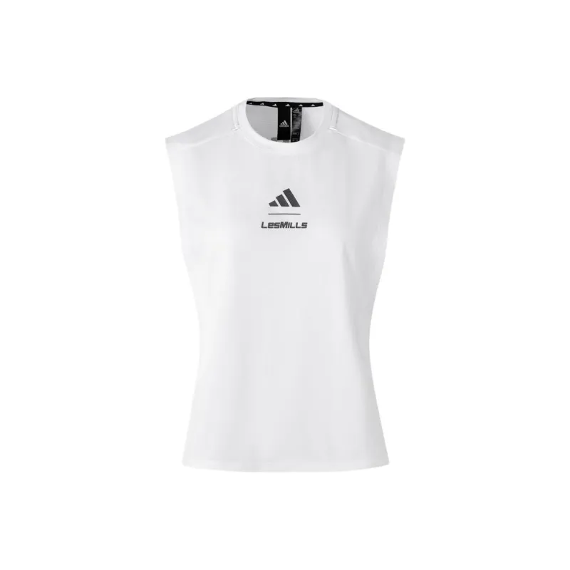 Adidas x LES MILLS Tank Tops Women's White-0