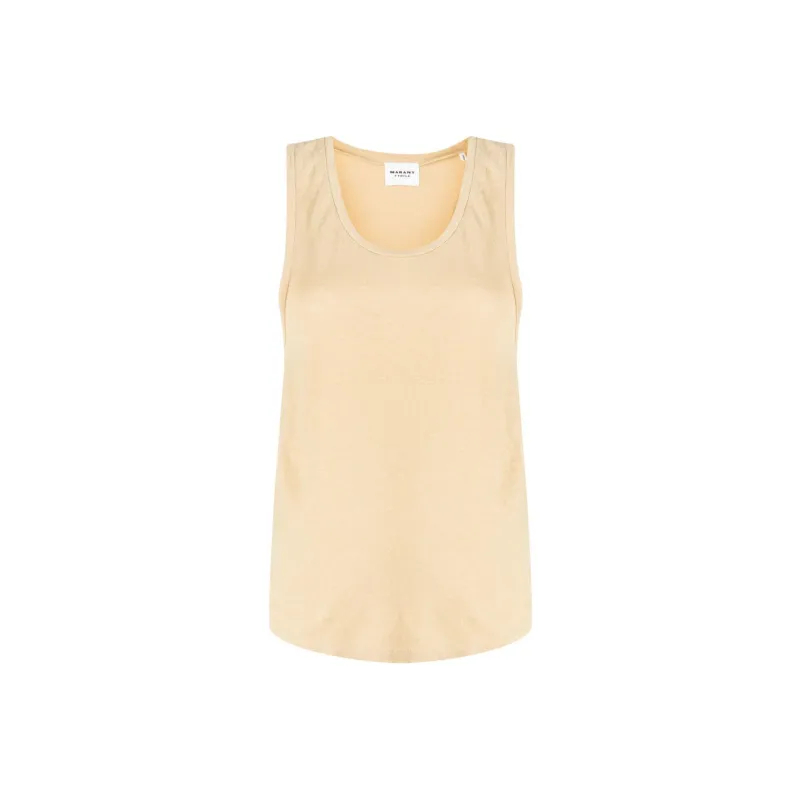 ISABEL MARANT ETOILE Arielle Linen Tank Top-0