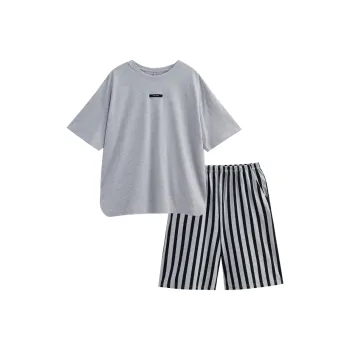 Same Language Pajama Set Men's Moon Gray