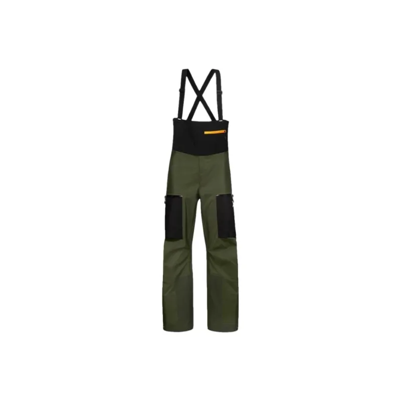 MAMMUT Ski Pants Men's Egret Orange-7