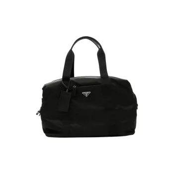 PRADA Nylon Travel Bag Men's Black
