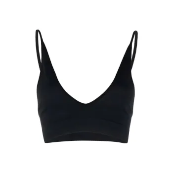 RICK OWENS V-neck Stretch Top