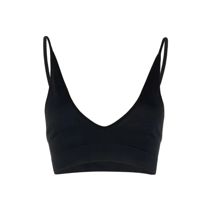RICK OWENS V-neck Stretch Top-0