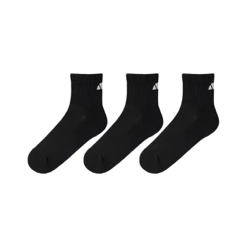Ellesse Mid Calf Socks Unisex 3 Pack Black