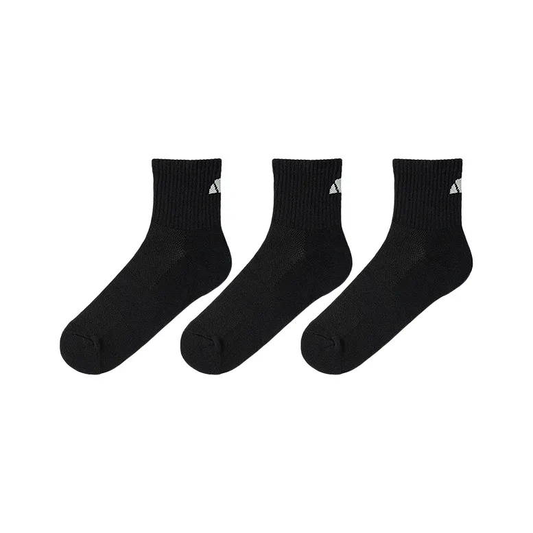 Ellesse Mid Calf Socks Unisex 3 Pack Black-0