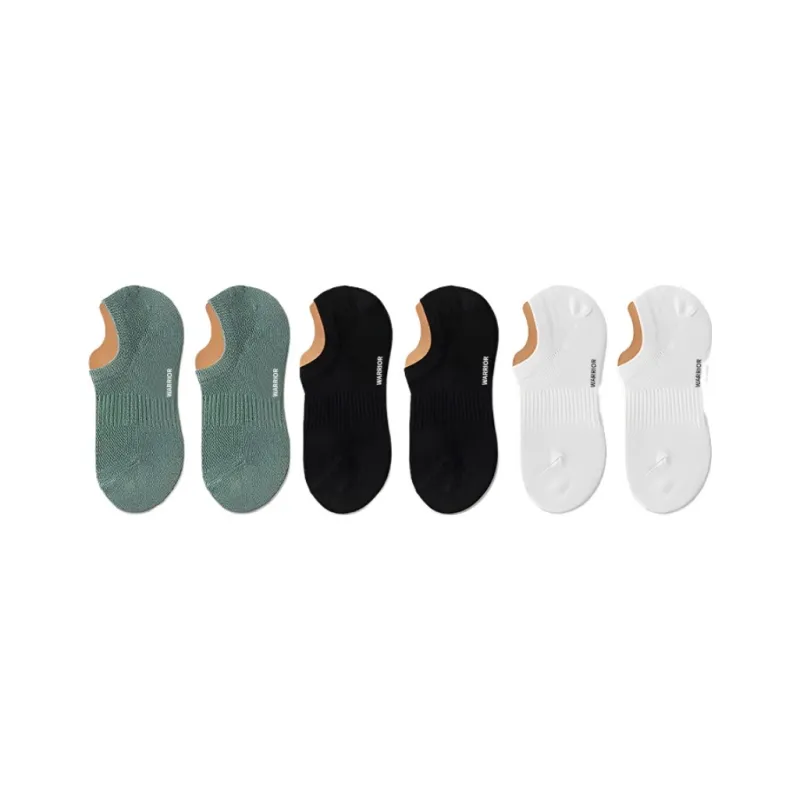 Warrior No Show Socks Unisex 6 Pack-1