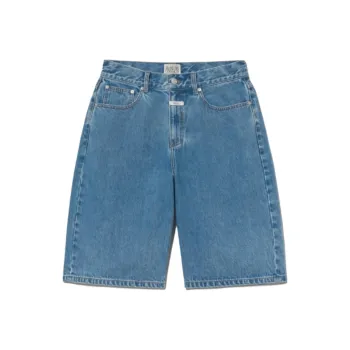 MARITHE FRANCOIS GIRBAUD SS25 Denim Shorts Unisex Light Blue