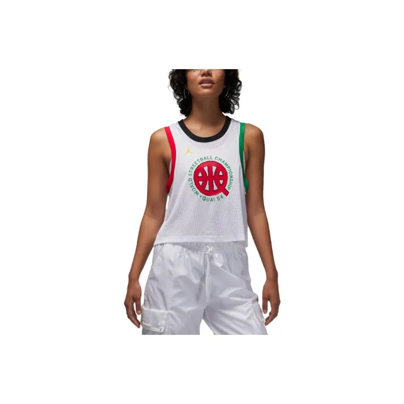 Jordan Quai 54 Tank Tops Women's White-0