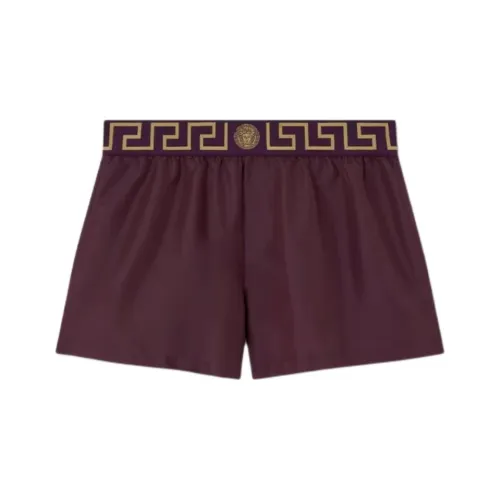 VERSACE Greca Border Elasticated Waistband Swim Shorts