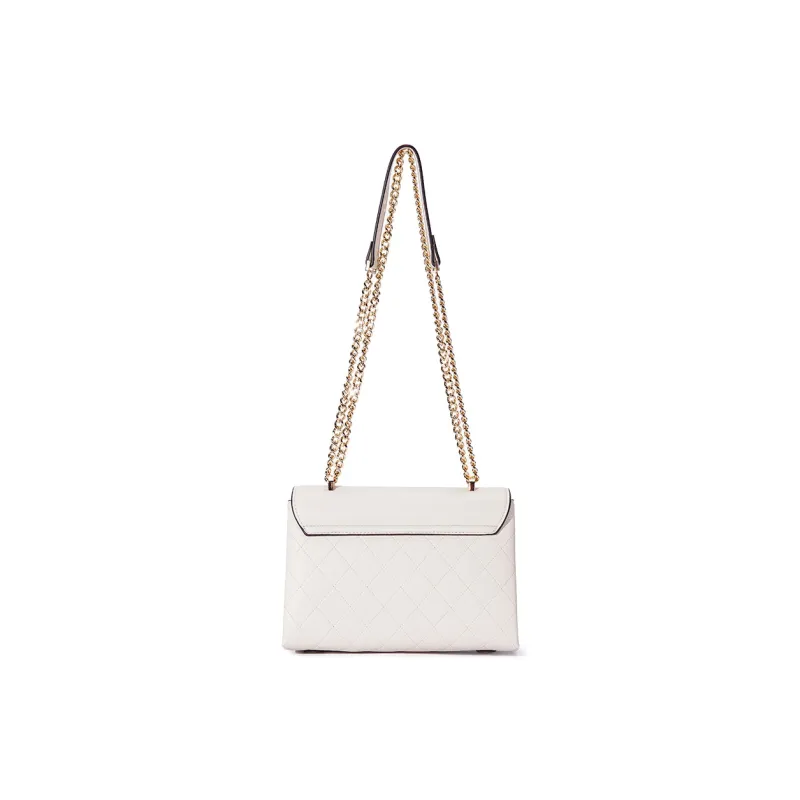 Dubaolu Polyurethane Envelope Bag, Shoulder Bag, Crossbody Bag Medium Size Women's Gray White/Ecru/Black-17