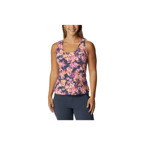 Columbia Tank Tops Women's Wild Geranium