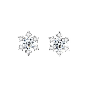 TRUE ME 999 Fine Silver Stud Earrings Women's