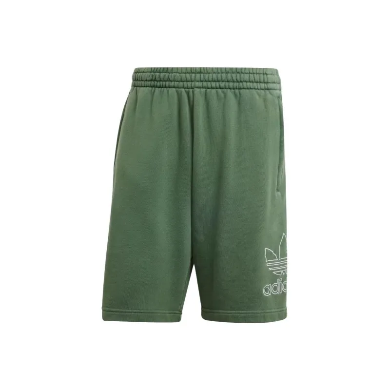 adidas originals Adicolor Outline Trefoil Shorts Green-0