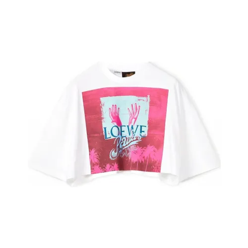 LOEWE Crop Tops Women's White