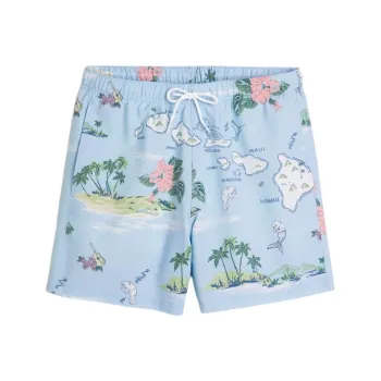 Hollister Swimming Shorts Men's Light Blue